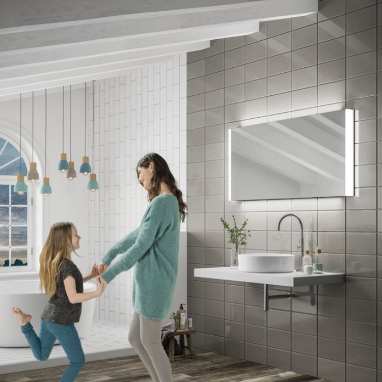 HIB Connect Bluetooth LED Bathroom Mirror Sanctuary Bathrooms